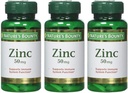 Luonnon Bounty Sinkki 50 mg Caplets 100 ea (pakkaus 3)