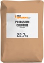 BulkSupplements.com Kaliumkloridijauhe - Kaliumkloridisuola Varaosa - Gluteeniton, 200 mg per tarjoilu, 22.7g (50 lbs) (pakkaus 1)