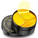24K Gold Under Eye Patches - 60 Pack Puffy Eyes, Tummat ympyrät, Bags & ryppyjä kollageeni & Hyaluronic Acid