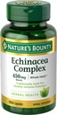 Nature's Bounty Echinacea Complex, Herbal Supplement, tukee Immuno Health, 450 mg, 100 kapselia