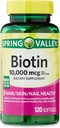 ikj Biotin Hair/Skin/Nails Terveys Ravintolisä Softgels, 10 000 mikrog, 120