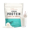Live Tietoinen Vegaaniherne Protein Powder - Vanilla Dream Flavor ... Kasvivaahtoinen Vegaaniproteiini Blend - Herne, Ruskea riisi, Kurpitsa, Sacha Inchi 20 Tarjoilua 18 oz