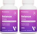 VitaMedica Balance Bites - Probiootti Gummies for Dgestive Support, Immuuni & Gut Health - 1 miljardia PMY Ei jääkaappi vaaditaan - 60 Gummies (2 pakkaus)