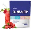 VivoNu Rauhallinen ja unijauheellinen juoma Mix Vadelma L Theanine Ksm-66 Ashwagandha Magnesium Glycinate D-vitamiini 3 lisäravinteet rentoutumista & Focus (VSC M2)