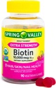Antonius Spring Valley Biotin 10 000 mcg Kasvissyöjä 90 Gummy