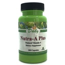 Päivittäinen valmistus Nutra-A PlusTM (Vitamin A- Palmitate & Beta-karoteeni) 100 kasvissyöjäkapselia