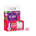 Olly Extra Strength Sleep Nopeasti liuottavat tabletit, 5 mg melatoniini, vegaaninen, mansikka - 30ct