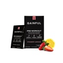 Gin Fulful Pre Treenout Powder with Natural Coffeine & L Theanine for Energy & Focus, L Citulline & Beta Alanine for Endurance, BCAA's for Muscle Recovery, Vegan, Strawberry Lemonade, 10 Ct