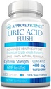 Hyväksytty Science® Uric Acid Flush Supplement Foolihappo ja Tart Cherry - 180 kapselia - 3 kuukauden toimitus