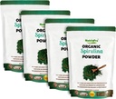 Four Pack Spirulina Powder for Juice and Smoothy Mix; 100% Natural, USDA Organic ja Gluteenittomat, runsaasti proteiinia, vitamiineja, antioksidantteja ja kivennäisaineita (12 Ounces) (4)