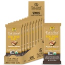 EatToal Peanut Butter Real Food Bar - Organic Vegan Healthy High Protein Bars - Low Sugar Aal Replacement, Non GMO, Ei koskaan paistettu, Kasvien Based, Gluteeniton - Käsityönä nautittavaksi, Ei istua Hyllyllä