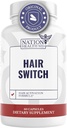 Hair Switch - Lisäravinteet hiukset ja scalp - Biotiini, Sinkki, Seleeni ja enemmän - Hiusten aktivointi Formula miehille ja naisille, 1 pullo