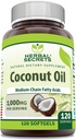 Herbal Secrets Coconut Oil 1000 Mg 120 Softgels Supplement 