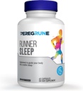 Sleep Supplement for Runners with L-Theanine, GABA, Magnesium, melatoniini, ja luonnon yrtit ... Lepo, toipuminen ja rentoutuminen 60 kapselia