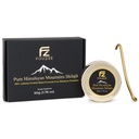 FOUZEE Pure Himalayan Mountains Shilajit - 77% + Fulvic Acid Aito Kova Johdonmukaisuus, luonnollinen lähde Fulvic Acid, yli 85 Trace Minerals, Sisältää ruostumaton teräs Spoon (50 grammaa)