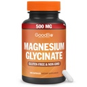 Magnesium Glycinate - suuri imeytyminen Magnesium Supplement 500mg Per Serving stressin lievittämiseen, uni, sydän ja luun terveys, hermotuki - ei-GMO, Gluteeniton, Hellä vatsa, 240 kapselia