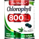 FITO MEDIC Lab - klorofylli - puhdas - 800 mg per annos - 200 Softgels - klorofyllikapselit -Detox Cleanse, vihreät lisäravinteet- klorofylli pillerit - erittäin korkea imeytyminen.