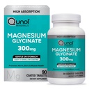 Qunol Magnesium Glycinate Tablets 300mg, 100% Chelated, Gluten-Free, 90ct