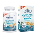 Nordic Naturals Ultimate Omega Jr., Mansikka - 120 Mini Soft Gels - 680 Total Omega-3s with EPA & DHA - Brain Health, Mood, Learning - non-GMO - 60 Servings