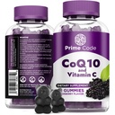 Prime Code CoQ10 Gummies 200mg C-vitamiinin Coenzyme Q10-antioksidantti täydentää solujen energiatuen Helppo ottaa Vegan Gummies aikuisille 60 Count