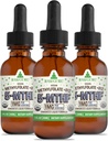 RawGuru Methylfolate 1 mg+ B12-vitamiini - Orgaaninen vegaaninen Methylated B12 Trace Minerals - Nano-Processed & Enhaneed Liquid Formula - 300 tarjoilua Vegan Drops per 30 ml, pakkaus 3