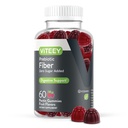 Vitey Prebioottikuitu Gummies for Aikuinen, 4g - Gut Health & Digestive Liukoinen kuitu täydentää Gummies - Nolla sokeria lisätty, vegaaninen, gluteeniton - 60