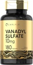 Carlyle Vanadyl Sulfate 10 mg ... 180 tablettikapselia ... kromipikolinaatti... Kasvisruokaa...