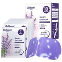 Steam Eye Mask, 10 pakkaus Lämmitetty silmänaamio, Self Lämmitys Kertakäyttöinen SPA Lämmin Compress silmät uninaamio, rauhoittava Kosteuttava Kosteus Eye Maskit, Matkailu Essentials & Rentoutuminen Lahjat (Laventeli Tuoksu)
