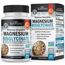 Magnesium Bisglysinaatti Kelatoitu täydennysosa - suuri imeytyminen Magnesium täydennysosa lihakseen, luuseen ja niveltukeen, ei- laktatiivinen, täysin puskuroitu, ei- GMO, suurin biologinen hyötyosuus - 360 kapselia