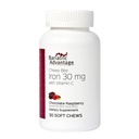 Bariatric Advantage Iron Chewy Bite Chocolate Vadelma Truffle (30 mg rautaa, 60 mg c-vitamiinia) 30