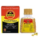 Seacod Turskanmaksaöljy kapselit, Omega-3 rasvahappo, A-vitamiini, D 100-vitamiinin kapselit