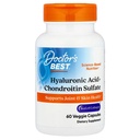 Lääkärit Paras Hyaluronic Acid+ Chondroitin Sulfaatti, tukee Joint & Skin Health, ei-GMO, Gluteeniton, soijaton 60 kasviskapselia