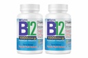 Nutrisalud Tuotteet Vitamiinia B12 delta potencia, 1000mcg, Set de 2 frascos con 100 tabletas c/u. Combate Anemia, fatiga, aumenta la energia, revitaliza el sistemanervioso.