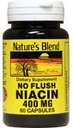Nature's Blend Niacin No Flush 400 mg 60 kapselia
