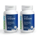 NatureCity True-Vision Eye Health Supplement - Plant-Baseed Lutein ja Zeaksantiini Korkea Potency Saffron 20mg - Sininen valo suojaa, tukea Keski-ja Yönäkö (60 kasviskapselit)
