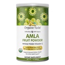 Luomu Veda Amla Powder Organic,7oz - Indian Gooseberry Powder for Hair - 100% Pure Amla Fruit Powder Rich in C-vitamiini, Antioksidantit, Tukee Immuuni, Dgestive & Skin Health, Ei-GMO, Vegan