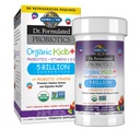 Elämän puutarha Dr. Formuloitu Probiootit Organic Kids+ plus C-vitamiinia & D - Berry Cherry - Gluteenittomat, Dairy & Soy Free Immuuni-ja Dgestive Health Sugar, 30 Chewables (Shelf Stable)