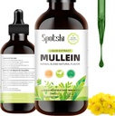 Mullein Drops for Keuhkot - Keuhko Detox hengitysjärjestelmä, luonnollinen uniapu ja immuuni tuki, Tincture Drops Non-GMO, kasvissyöjä 1 kuukausi tarjonta