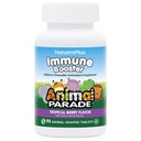 Natures Plus Animal Parade Immune Booster - Tropical Berry Flavor - 90 Animal-Shaped Pureskeltavat tabletit - Tarjoaa immuunijärjestelmän tukea - Gluteeniton, Vegaani - 45 Tarjoilut