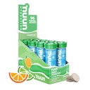 Nuun-vitamiinit Elektrolyyttitabletit, joissa on D-, C-, E-, A- ja B6-vitamiinia, foolihappoa, magnesiumia ja 4 muuta Essentielliä elektrolyyttejä, gluteeniton ja vegaaninen, tangeriinilimetti, 8 pakkausta (96 annosta yhteensä)