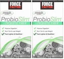 Force Factor ProbioSlim + Prebiootti Kuitu laihtuminen täydentää naisille ja miehille, probiootti ja prebiootti digestiivinen terveys tuki vihreä teeuute ja Psyllium Husk kuitu, 120 kapselia