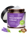 Natural Updateal Magnesium Cream for Sleep, Nighttime Magnesium Lotion for Pain and Leg Cramps, Muscle Relaxation, Calm, Syvä Hydration for Skin Care.(Lavender)