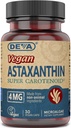 Devan ravitsemusvitamiinit Astaksantiini 4 mg, Vegan, Hematococcus Pluvialis Microalgae, 30 kapselia, 1- pakkaus