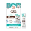 GuruNanda Premixed salin Packets for Nasal Rönse (120 Count), Kaikki luonnolliset Sinus Runse Packets auttaa Allergies & Congestion Relief, 0.08oz Each