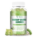 Totaria Sokeriton Soursop öljy Graviola Sea Moss Gummies - Tuki Ruoansulatus Uni ihon terveys, immuniteetti ja hapettumisenestoaine - Guanabana Hedelmä merimossi, 150mg Musta siemen öljy Organic ei-GMO Vegaani