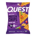 Quest Nutrition Ladattu Taco Tortilla Style Protein Chips, 19g proteiinia, 4g Net Carb, Low Carb, Gluteeniton, 1,1 oz (Pakkaus 12)