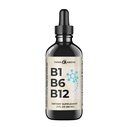 B1 B6 B12 Vitamiini neste tipat - Hermo, energia, aivojen tuki täydentää - Fruity-Like Flavor - Metyylikobalamiini, tiamiini, pyridoksiini - 60 päivän tarjonta - 2 oz - miesten ja naisten - Yksinkertaisesti valmistettu