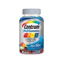 Centrum MultiGummies Gummy Multivitamiini naisille 50 Plus, D3-, B6- ja B12-vitamiini, Multivitamiini/Multimineral Supplement - 90