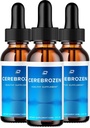 Cerebrozen Tinnitus korvatippa - Cerebrozen 24, Cerebrozen Liquid Drops, Cerebrozen Reviews, Cerebrozen Drops for Ear Relief (3 Pack - 180 ML)