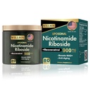 NAD+ Supplement - Liposomal Nikotinamidi Ribosidi, Resveratrol, Quercetin High Puhtaus NAD Supplement for Anti-Aging, Energy, Focus - 80 kapselia (40 Serving)